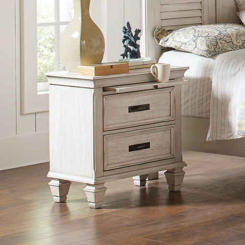 Coaster Franco 2-drawer Nightstand Antique White Model 205332