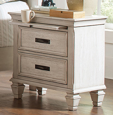 Coaster Franco 2-drawer Nightstand Antique White Model 205332