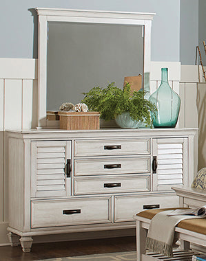 Coaster Franco 5-drawer Dresser Antique White Model 205333