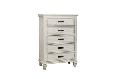 Coaster Franco 5-drawer Chest Antique White Model 205335