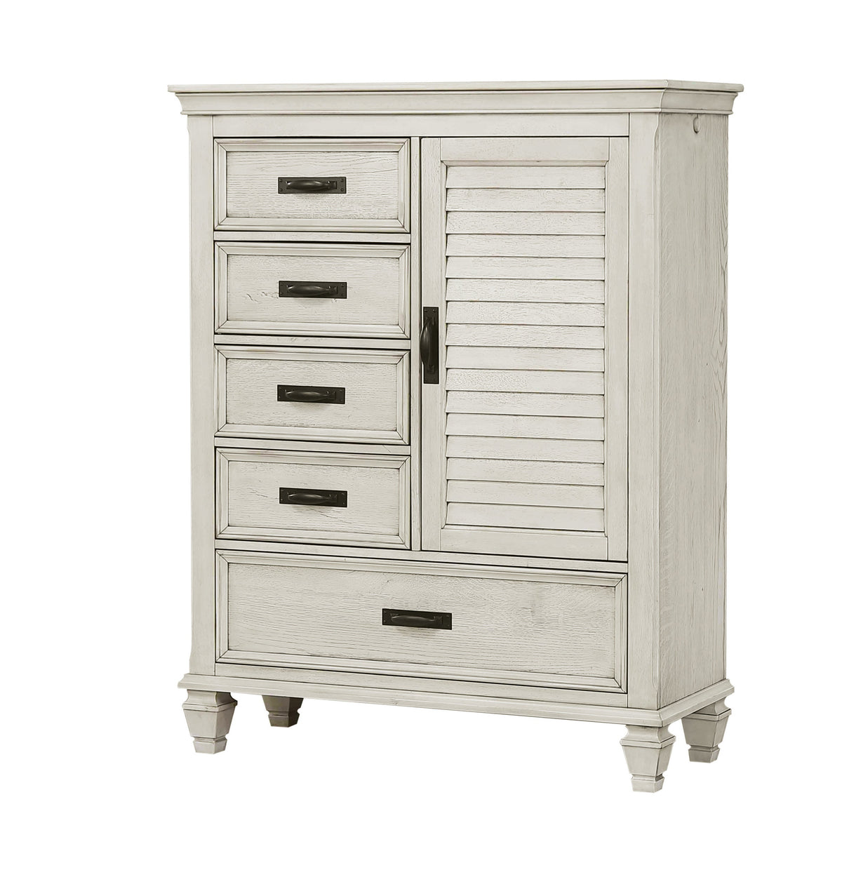 Coaster Franco 5-drawer Door Chest Antique White Model 205338