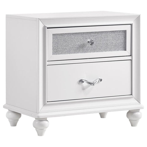 Coaster Barzini 2-drawer Nightstand White Model 205892