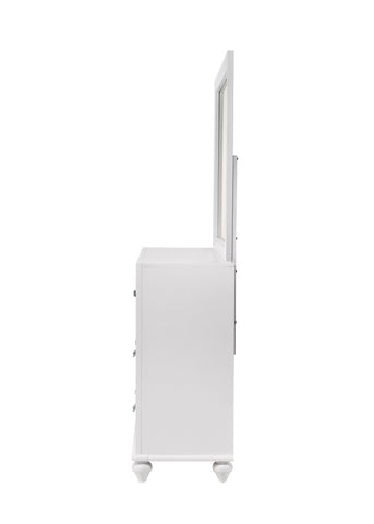 Coaster Barzini Rectangle Dresser Mirror White Model 205894