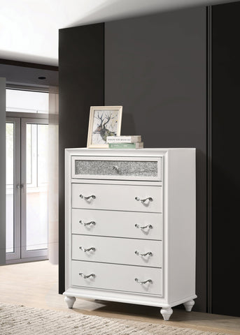 Coaster Barzini 5-drawer Chest White Model 205895