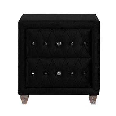 Coaster Deanna 2-drawer Rectangular Nightstand Black Model 206102