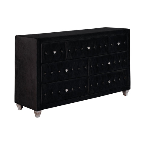 Coaster Deanna 7-drawer Rectangular Dresser Black Model 206103