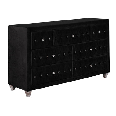 Coaster Deanna 7-drawer Rectangular Dresser Black Model 206103