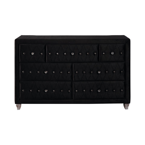 Coaster Deanna 7-drawer Rectangular Dresser Black Model 206103