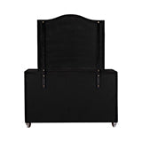 Coaster Deanna Button Tufted Mirror Black Model 206104
