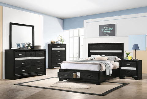 Coaster Miranda Full Storage Bed Black Model 206361F