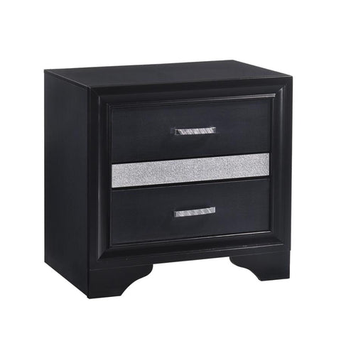 Coaster Miranda 2-drawer Nightstand Tray Black Model 206362