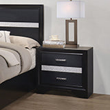Coaster Miranda 2-drawer Nightstand Tray Black Model 206362