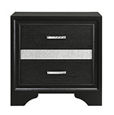 Coaster Miranda 2-drawer Nightstand Tray Black Model 206362