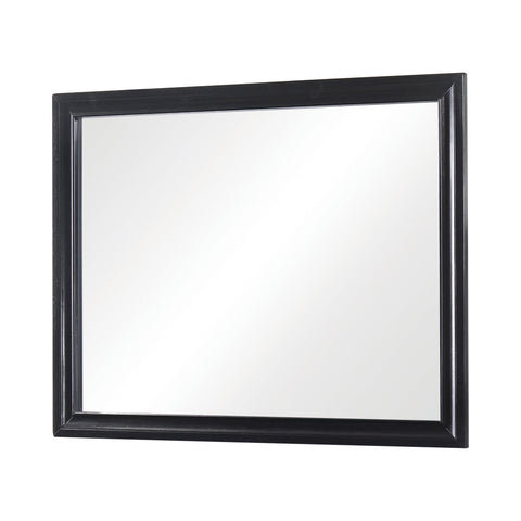Coaster Miranda Rectangular Mirror Black Model 206364