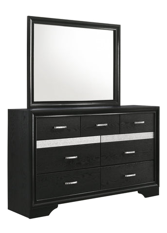 Coaster Miranda Rectangular Mirror Black Model 206364