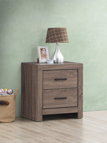 Coaster Brantford 2-drawer Nightstand Barrel Oak Model 207042