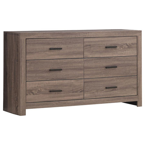 Coaster Brantford 6-drawer Dresser Barrel Oak Model 207043