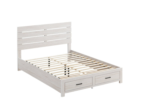 Coaster Brantford Eastern King Storage Bed Coastal White Model 207050KE