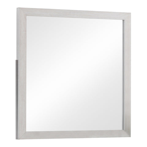Coaster Brantford Rectangle Dresser Mirror Coastal White Model 207054
