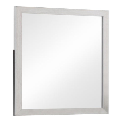 Coaster Brantford Rectangle Dresser Mirror Coastal White Model 207054