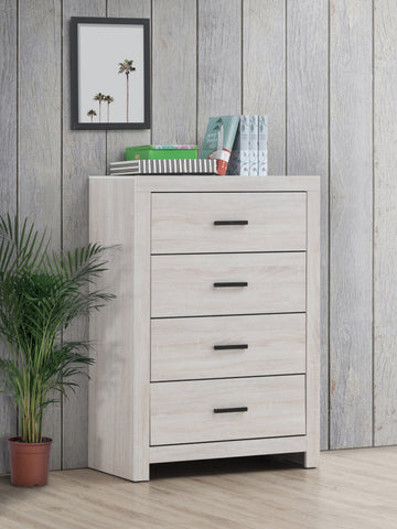 Coaster Brantford 4-drawer Chest Coastal White Model 207055