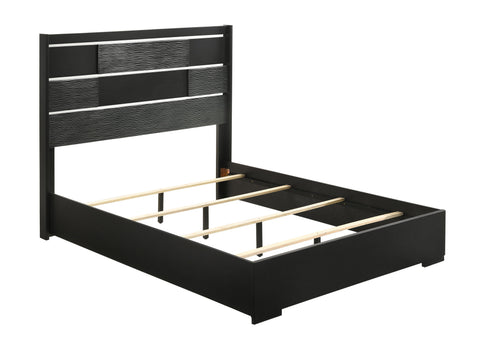 Coaster Blacktoft Queen Panel Bed Black Model 207101Q