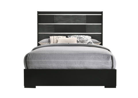 Coaster Blacktoft Queen Panel Bed Black Model 207101Q
