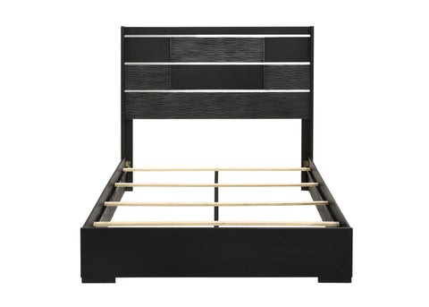 Coaster Blacktoft Queen Panel Bed Black Model 207101Q