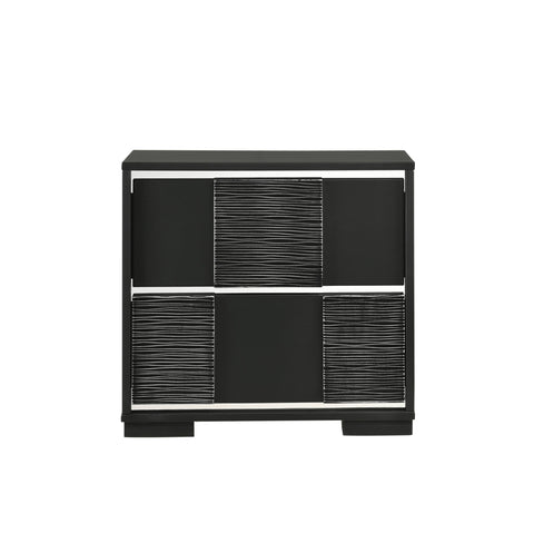 Coaster Blacktoft 2-drawer Nightstand Black Model 207102