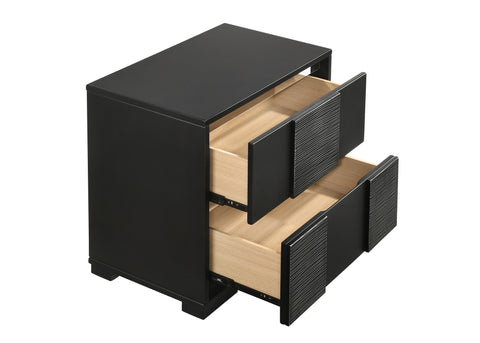 Coaster Blacktoft 2-drawer Nightstand Black Model 207102