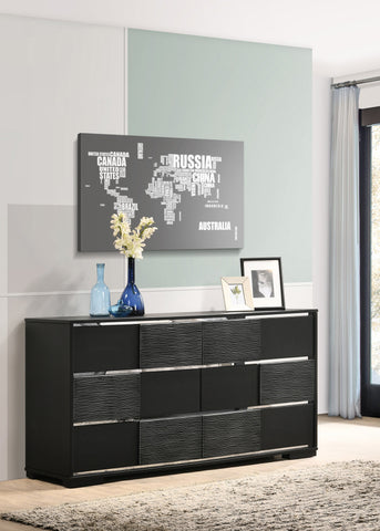 Coaster Blacktoft 6-drawer Dresser Black Model 207103