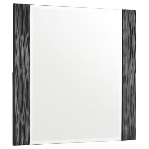Coaster Blacktoft Rectangle Dresser Mirror Black Model 207104