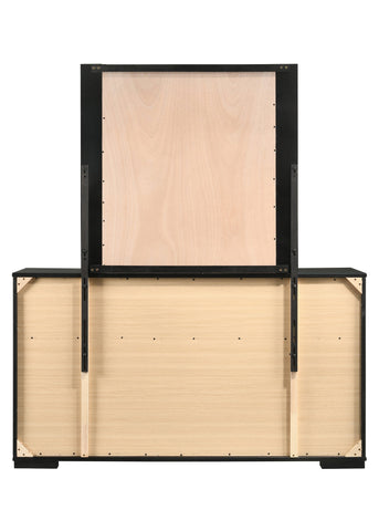 Coaster Blacktoft Rectangle Dresser Mirror Black Model 207104