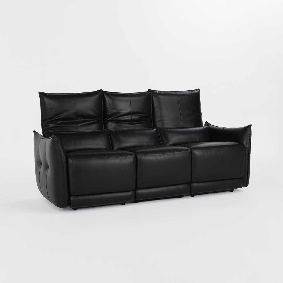 Classic Home Amsterdam Power Recliner Sofa Black Model 2108SF71