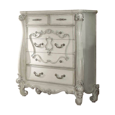 ACME Versailles Bone White Finish Versailles Chest Model 21136