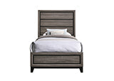 Coaster Watson Twin Panel Bed Grey Oak Model 212421T