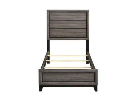 Coaster Watson Twin Panel Bed Grey Oak Model 212421T
