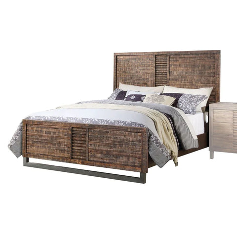 Andria Reclaimed Oak Eastern King Bed Model 21287EK By ACME Furniture