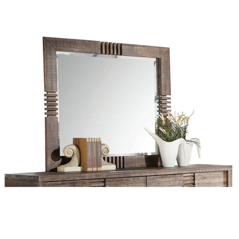 Andria Reclaimed Oak Mirror Model 21294 By ACME Furniture