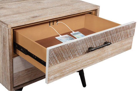 Coaster Marlow 2-drawer Nightstand Rough Sawn Multi Model 215762