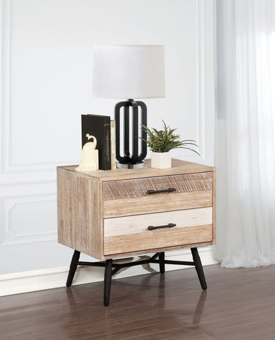 Coaster Marlow 2-drawer Nightstand Rough Sawn Multi Model 215762