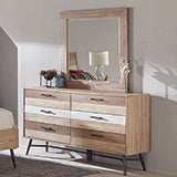 Coaster Marlow 6-drawer Dresser Rough Sawn Multi Model 215763