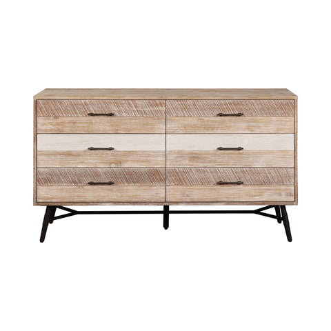 Coaster Marlow 6-drawer Dresser Rough Sawn Multi Model 215763
