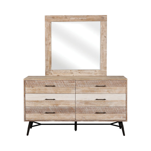Coaster Marlow 6-drawer Dresser Rough Sawn Multi Model 215763