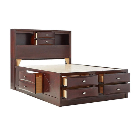 ACME Ireland Espresso Finish Ireland Full Bed Model 21590F