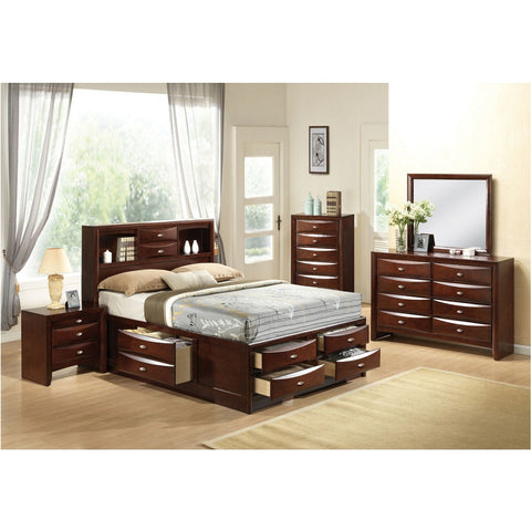 ACME Ireland Espresso Finish Ireland Full Bed Model 21590F
