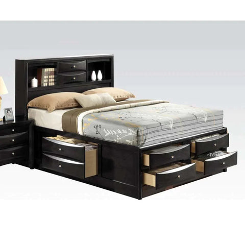 Ireland Black Queen Bed Model 21610Q By ACME Furniture