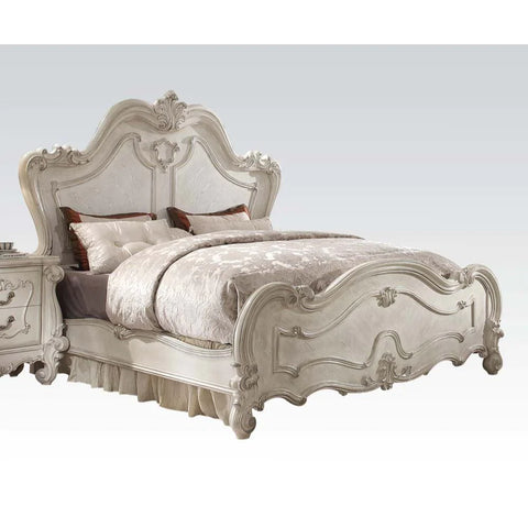 Versailles Bone White Eastern King Bed Model 21757EK By ACME Furniture