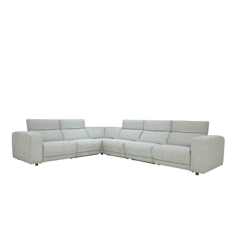 Classic Home Knoxville 6Pc Power Recliner Sectional Gray Model 2186SC11