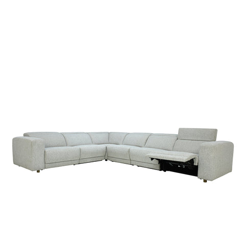 Classic Home Knoxville 6Pc Power Recliner Sectional Gray Model 2186SC11